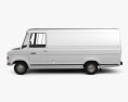 Ford A-Series Panel Van 1973 3d model side view