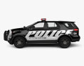 Ford Explorer Поліція Interceptor Utility 2015 3D модель side view