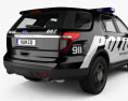 Ford Explorer Поліція Interceptor Utility 2015 3D модель