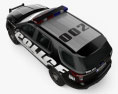 Ford Explorer Поліція Interceptor Utility 2015 3D модель top view