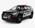 Ford Explorer Polizei Interceptor Utility 2019 3D-Modell