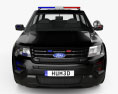 Ford Explorer Polizei Interceptor Utility 2019 3D-Modell Vorderansicht