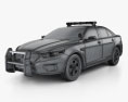 Ford Taurus Поліція Interceptor Седан 2016 3D модель wire render