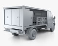 Ford Transit Milk Float Truck 2016 3d model