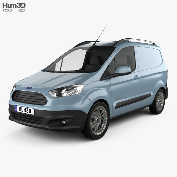 Ford Transit Courier 2018 3D模型