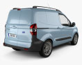 Ford Transit Courier 2018 3D модель back view