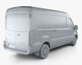 Ford Transit Мікроавтобус 2017 3D модель