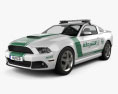 Ford Mustang Roush Stage 3 Поліція Dubai 2015 3D модель