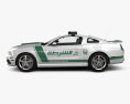 Ford Mustang Roush Stage 3 Policía Dubai 2015 Modelo 3D vista lateral