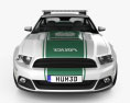 Ford Mustang Roush Stage 3 警察 Dubai 2015 3D模型 正面图