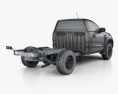 Ford Ranger Cabine Simple Chassis XL 2018 Modèle 3d