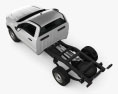 Ford Ranger Cabine Simple Chassis XL 2018 Modèle 3d vue du dessus