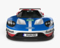 Ford GT Le Mans 경주 용 자동차 2016 3D 모델  front view
