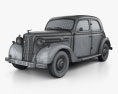 Ford Pilot 1947 3d model wire render