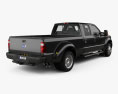 Ford F-450 Crew Cab XL 2014 3D 모델  back view