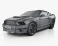 Ford Mustang Roush Stage 3 2016 3D模型 wire render