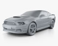 Ford Mustang Roush Stage 3 2016 3D-Modell clay render