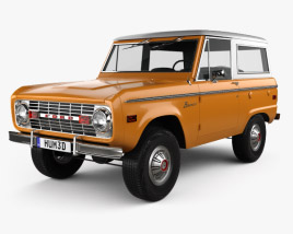 3D model of Ford Bronco 1975