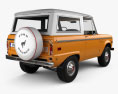 Ford Bronco 1975 3D 모델  back view