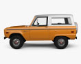 Ford Bronco 1975 3D模型 侧视图