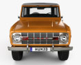 Ford Bronco 1975 3D 모델  front view