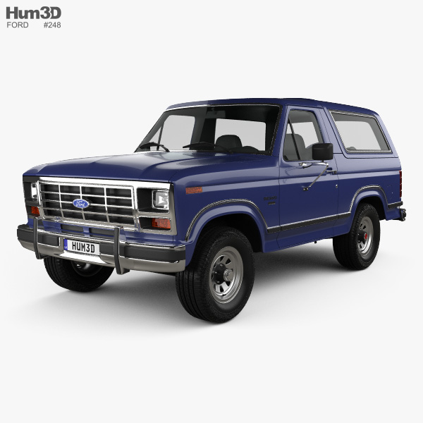 Ford Bronco 1982 3D model