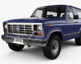 Ford Bronco 1982 3D 모델 