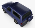 Ford Bronco 1982 3D-Modell Draufsicht
