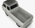 Ford E-Series Econoline Pickup 1963 3D 모델  top view