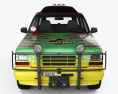 Ford Explorer Jurassic Park 1993 3D 모델  front view