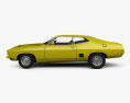 Ford Falcon GT Coupe 1973 3D 모델  side view