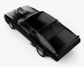Ford Falcon GT Coupe Interceptor Mad Max 1979 3D-Modell Draufsicht