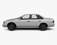 Ford Taurus 1995 3D 모델  side view