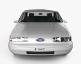 Ford Taurus 1995 3D模型 正面图