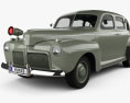Ford V8 Super Deluxe Tudor セダン Army Staff Car 1942 3Dモデル