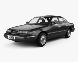 Ford Crown Victoria 1996 3D модель