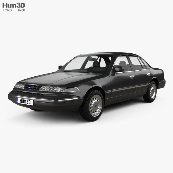 Ford Crown Victoria 1996 3D模型