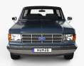 Ford Bronco 1991 3D 모델  front view