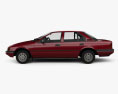 Ford Falcon 1991 3D 모델  side view
