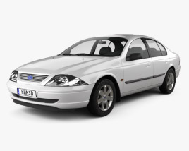 3D model of Ford Falcon Forte 2002