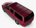 Ford Excursion 2005 3d model top view