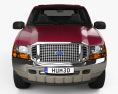 Ford Excursion 2005 3d model front view