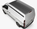 Ford Transit Custom 厢式货车 L1H2 2015 3D模型 顶视图