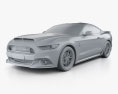 Ford Mustang Shelby Super Snake 2018 3d model clay render
