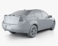 Ford Focus SES (US) 세단 2008 3D 모델 