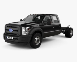 Ford F-550 Crew Cab Chassis 2015 3D model