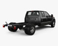 Ford F-550 Crew Cab Chassis 2015 3D模型 后视图