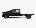 Ford F-550 Crew Cab Chassis 2015 Modelo 3D vista lateral