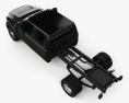 Ford F-550 Crew Cab Chassis 2015 3D模型 顶视图