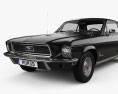 Ford Mustang hardtop 1968 3D模型